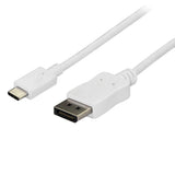 STARTECH 6ft|1.8m USB C to DisplayPort 1.2 Cable 4K 60Hz - USB-C to DisplayPort Adapter Cable HBR2 - USB Type-C DP Alt Mode to DP Monitor Video Cable - Works w| Thunderbolt 3 - White (CDP2DPMM6W) (CDP2DPMM6W)