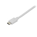 STARTECH 6ft|1.8m USB C to DisplayPort 1.2 Cable 4K 60Hz - USB-C to DisplayPort Adapter Cable HBR2 - USB Type-C DP Alt Mode to DP Monitor Video Cable - Works w| Thunderbolt 3 - White (CDP2DPMM6W) (CDP2DPMM6W)