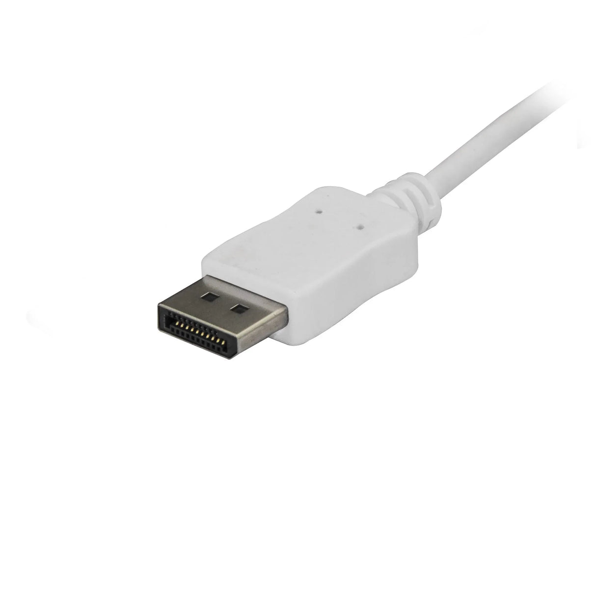 STARTECH 6ft|1.8m USB C to DisplayPort 1.2 Cable 4K 60Hz - USB-C to DisplayPort Adapter Cable HBR2 - USB Type-C DP Alt Mode to DP Monitor Video Cable - Works w| Thunderbolt 3 - White (CDP2DPMM6W) (CDP2DPMM6W)
