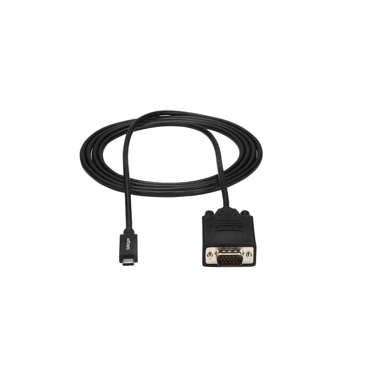 STARTECH 6ft|2m USB C to VGA Cable - 1920x1200|1080p USB Type C to VGA Video Active Adapter Cable - Thunderbolt 3 Compatible - Laptop to VGA Monitor|Projector - DP Alt Mode HBR2 (CDP2VGAMM2MB) (CDP2VGAMM2MB)