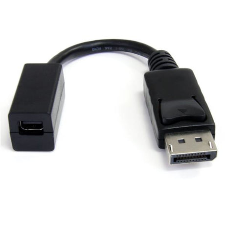 STARTECH 6in (15cm) DisplayPort to Mini DisplayPort Cable - 4K x 2K UHD Video - DisplayPort Male to Mini DisplayPort Female Adapter Cable - DP to mDP 1.2 Monitor Extension Cable (DP2MDPMF6IN) (DP2MDPMF6IN)