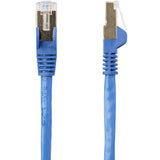 STARTECH 7.5 m CAT6a Cable - Blue - RJ45 Ethernet Cable - Snagless - CAT6a STP Cord - Copper Wire - 10Gb (6ASPAT750CMBL) (6ASPAT750CMBL)