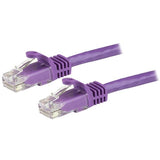 STARTECH 7.5m CAT6 Ethernet Cable - Purple CAT 6 Gigabit Ethernet Wire -650MHz 100W PoE RJ45 UTP Network|Patch Cord Snagless w|Strain Relief Fluke Tested|Wiring is UL Certified|TIA (N6PATC750CMPL) (N6PATC750CMPL)