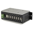 STARTECH 7-Port USB 2.0 Hub - Metal Industrial USB-A Hub with ESD & 350W Surge Protection - Extended Operating Temp -40 to 185°F - Din Rail|Wall|Desk Mountable - USB Expander Hub (HB20A7AME) (HB20A7AME)