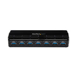 STARTECH 7 Port USB 3.0 Hub | Up To 5 Gbps | 7 x USB | Universal Multi Port USB Extender for Your Desktop | USB Powered (ST7300USB3B) (ST7300USB3B)