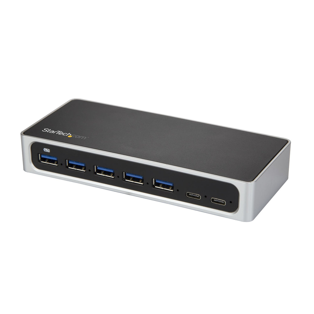STARTECH 7 Port USB C Hub with Fast Charge Port - USB-C to 5x USB-A 2x USB-C (USB 3.0 SuperSpeed) - Self Powered USB 3.0 (5Gbps) Type-C Hub w| Power Adapter - Desktop|Laptop Hub (HB30C5A2CSC) (HB30C5A2CSC)