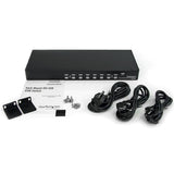 STARTECH 8 Port 1U Rackmount DVI USB KVM Switch - USB DVI KVM Switch - DVI KVM Switch - USB KVM Switch (SV831DVIU)