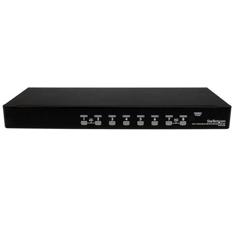 STARTECH 8 Port 1U Rackmount USB PS|2 KVM Switch with OSD (SV831DUSB)