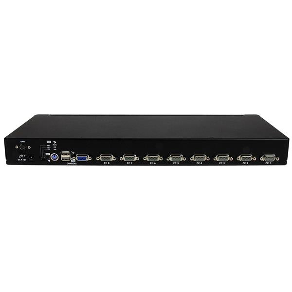 STARTECH 8 Port 1U Rackmount USB PS|2 KVM Switch with OSD (SV831DUSB)