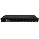 STARTECH 8 Port 1U Rackmount USB PS|2 KVM Switch with OSD (SV831DUSB)