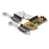 STARTECH 8-Port PCI Express RS232 Serial Adapter Card - PCIe RS232 Serial Card - 16C1050 UART - Low Profile Serial DB9 Controller|Expansion Card - 15kV ESD Protection | Windows|Linux (PEX8S1050LP) (PEX8S1050LP)