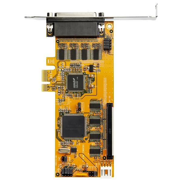 STARTECH 8-Port PCI Express RS232 Serial Adapter Card - PCIe RS232 Serial Card - 16C1050 UART - Low Profile Serial DB9 Controller|Expansion Card - 15kV ESD Protection | Windows|Linux (PEX8S1050LP) (PEX8S1050LP)