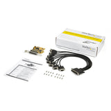 STARTECH 8-Port PCI Express RS232 Serial Adapter Card - PCIe RS232 Serial Card - 16C1050 UART - Multiport Serial DB9 Controller|Expansion Card - 15kV ESD Protection | Windows & Linux (PEX8S1050) (PEX8S1050)