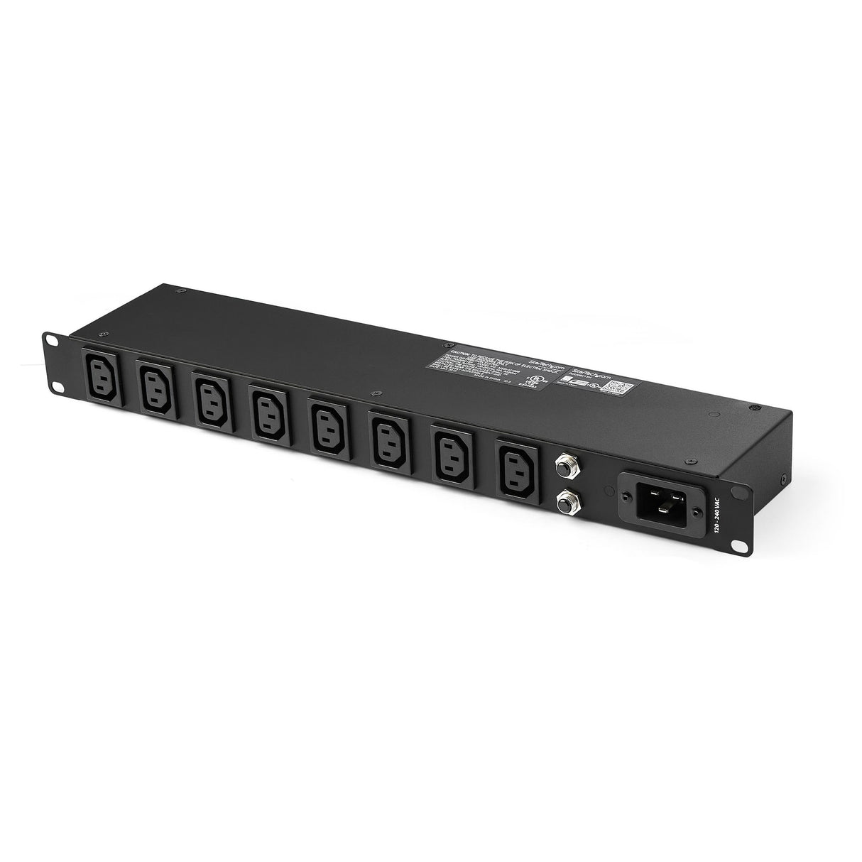 STARTECH 8-Port Rack-Mount PDU with C13 Outlets - 16 A - 10 ft. Power ...