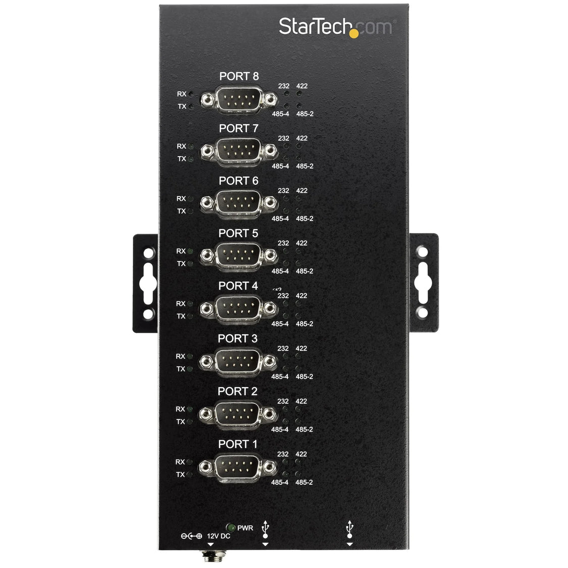 STARTECH 8 Port Serial Hub USB to RS232|RS485|RS422 Adapter - Industri ...