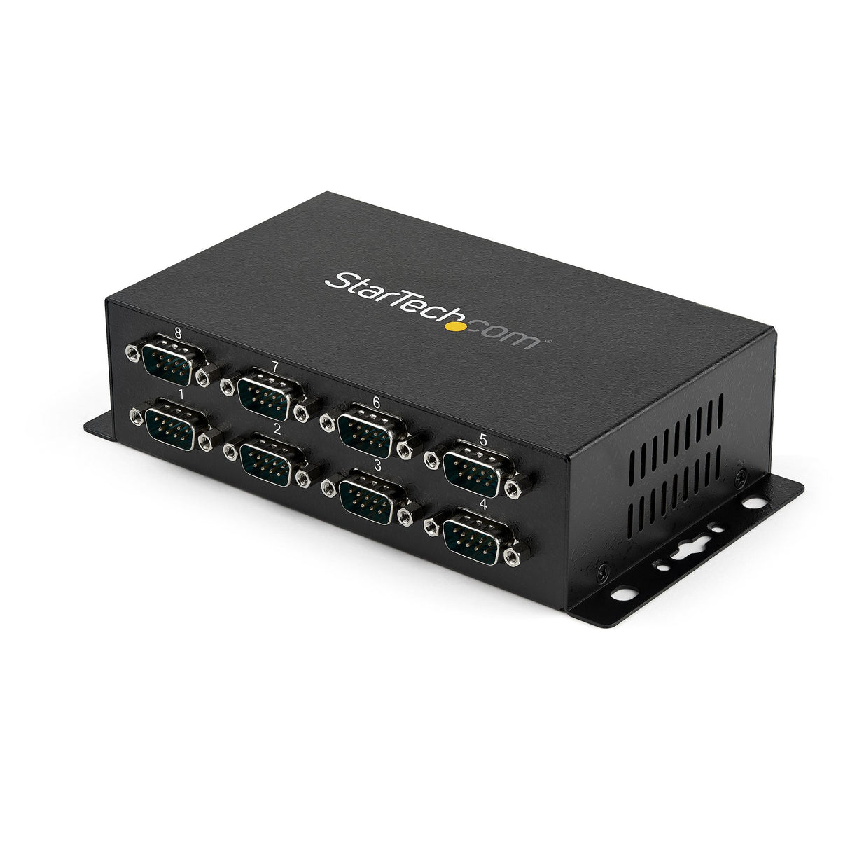 STARTECH 8-Port USB to RS232 Hub with DIN Rail - DB9 - Industrial USB Serial Adapter - Wall-Mountable USB to Serial RS232 Adapter (ICUSB2328I)