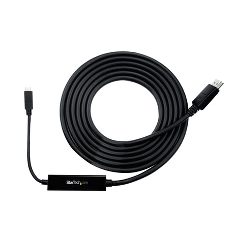 STARTECH 9.8ft|3m USB C to DisplayPort 1.2 Cable 4K 60Hz - USB-C to DisplayPort Adapter Cable - HBR2 USB Type-C DP Alt Mode to DP Monitor Video Cable - Works w| Thunderbolt 3 - Black (CDP2DPMM3MB) (CDP2DPMM3MB)