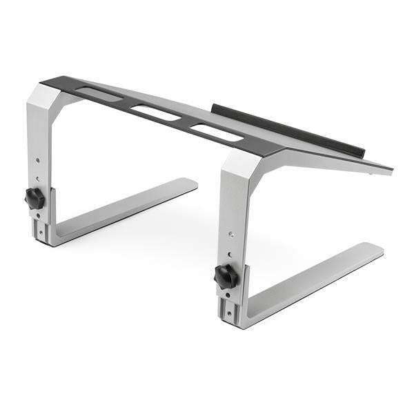 STARTECH Adjustable Laptop Stand - Heavy Duty Steel & Aluminum - 3 Height Settings - Tilted - Ergonomic Laptop Riser for Desk (LTSTND) (LTSTND)