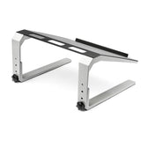 STARTECH Adjustable Laptop Stand - Heavy Duty Steel & Aluminum - 3 Height Settings - Tilted - Ergonomic Laptop Riser for Desk (LTSTND) (LTSTND)