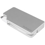 STARTECH Aluminum Travel A|V Adapter: 3-in-1 Mini DisplayPort to VGA | DVI or HDMI - mDP Adapter - 4K (MDPVGDVHD4K)