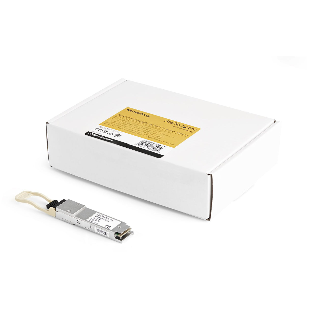 STARTECH Brocade 40G-QSFP-SR4 Compatible QSFP+ Module - 40GBASE-SR4 - 40GbE Multimode Fiber MMF Optic Transceiver - 40GE Gigabit Ethernet QSFP+ - MPO 150m - 850nm - DDM (40G-QSFP-SR4-ST) (40G-QSFP-SR4-ST)