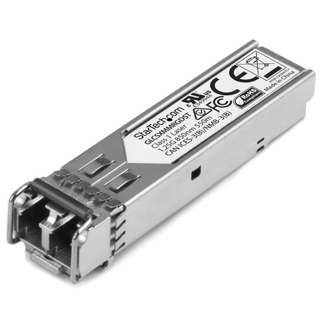 STARTECH Cisco GLC-SX-MM-RGD Compatible SFP Module - 1000BASE-SX - 1GbE Multimode Fiber MMF Optic Transceiver - LC 550m - 850nm - DDM Cisco ASR920 | IE2000 | IE4000 (GLCSXMMRGDST) (GLCSXMMRGDST)