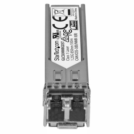 STARTECH Cisco GLC-SX-MM-RGD Compatible SFP Module - 1000BASE-SX - 1GbE Multimode Fiber MMF Optic Transceiver - LC 550m - 850nm - DDM Cisco ASR920 | IE2000 | IE4000 (GLCSXMMRGDST) (GLCSXMMRGDST)