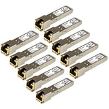 STARTECH Cisco GLC-T Compatible SFP Module (10 Pack) - 1000BASE-T - SFP to RJ45 Cat6|Cat5e - 1GE Gigabit Ethernet SFP - RJ-45 100m - Cisco Firepower | ASR920 | IE2000 (GLCT10PKST) (GLCT10PKST)