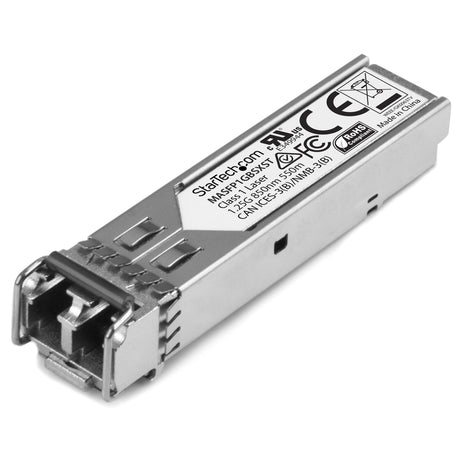 STARTECH Cisco Meraki MA-SFP-1GB-SX Compatible SFP Module - 1000BASE-SX - 1GbE MMF Optic Transceiver - LC 550m - 850nm - DDM Cisco Meraki MS225 | MX400 (MASFP1GBSXST) (MASFP1GBSXST)