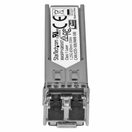 STARTECH Cisco Meraki MA-SFP-1GB-SX Compatible SFP Module - 1000BASE-SX - 1GbE MMF Optic Transceiver - LC 550m - 850nm - DDM Cisco Meraki MS225 | MX400 (MASFP1GBSXST) (MASFP1GBSXST)