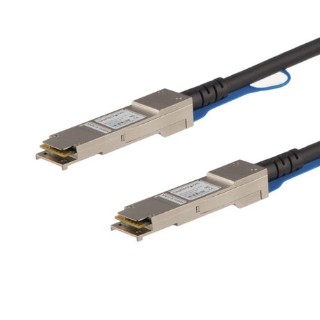 STARTECH Cisco QSFP-H40G-CU0-5M Compatible 0.5m 40G QSFP+ to QSFP+ Direct Attach Cable Twinax - 40G QSFP+ Copper DAC 40 Gbps Low Power Passive Transceiver Module DAC Firepower C9200 (QSFPH40GCU05) (QSFPH40GCU05)