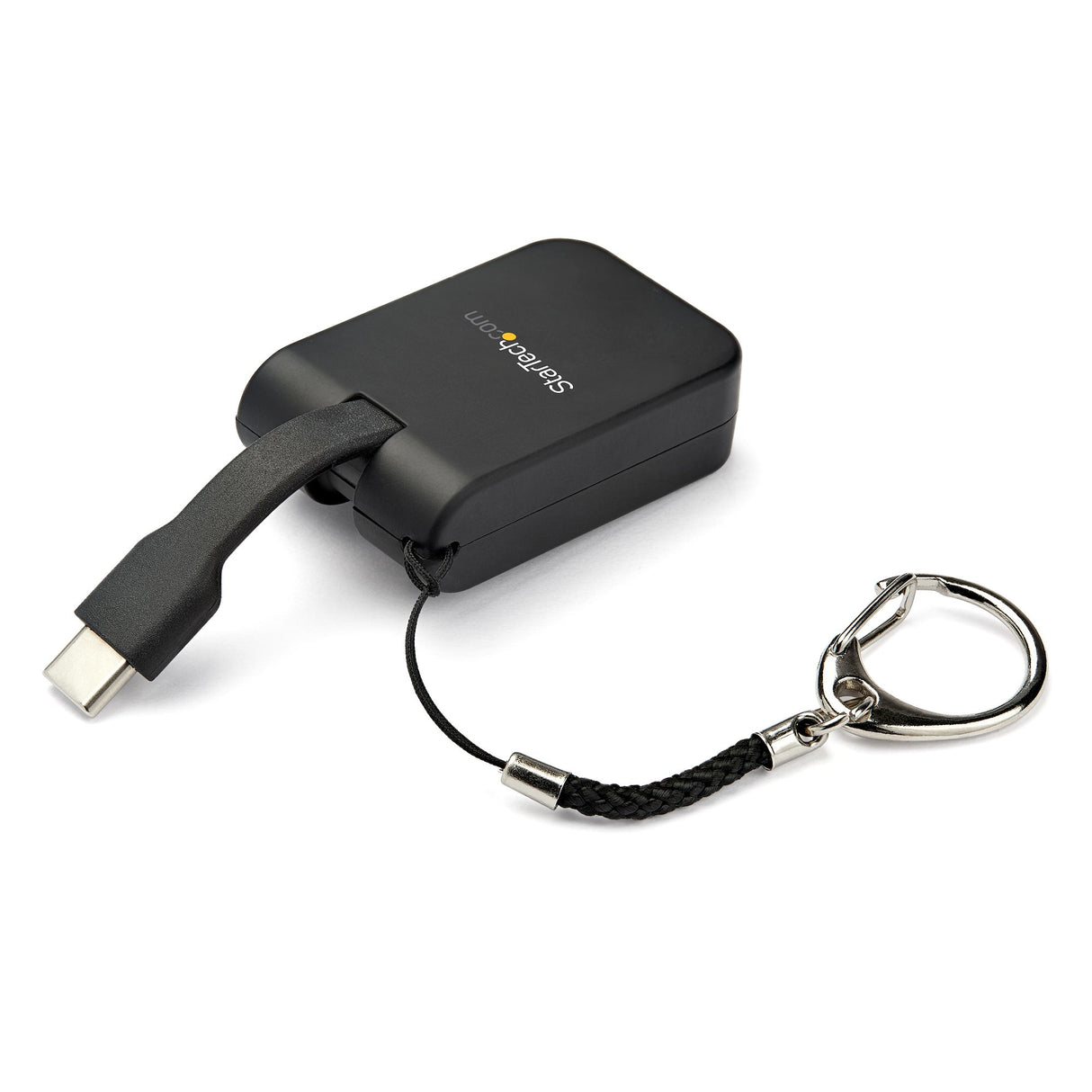 STARTECH Compact USB C to HDMI Adapter - 4K 30Hz USB Type-C to HDMI Video Display Converter with Keychain Ring - USB-C DP Alt Mode to HDMI Monitor Dongle - Thunderbolt 3 Compatible (CDP2HDFC) (CDP2HDFC)