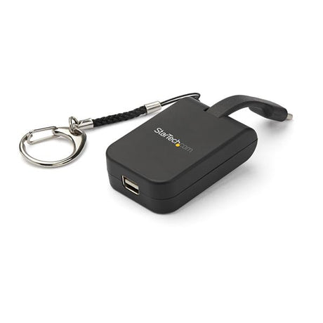 STARTECH Compact USB C to Mini DisplayPort Adapter - 8K 60Hz|4K USB-C to mDP 1.4 Video Converter w|Keychain Ring - USB Type-C DP Alt Mode (HBR3 HDR DSC) to mDP Monitor - TB3 Compatible (CDP2MDPFC) (CDP2MDPFC)