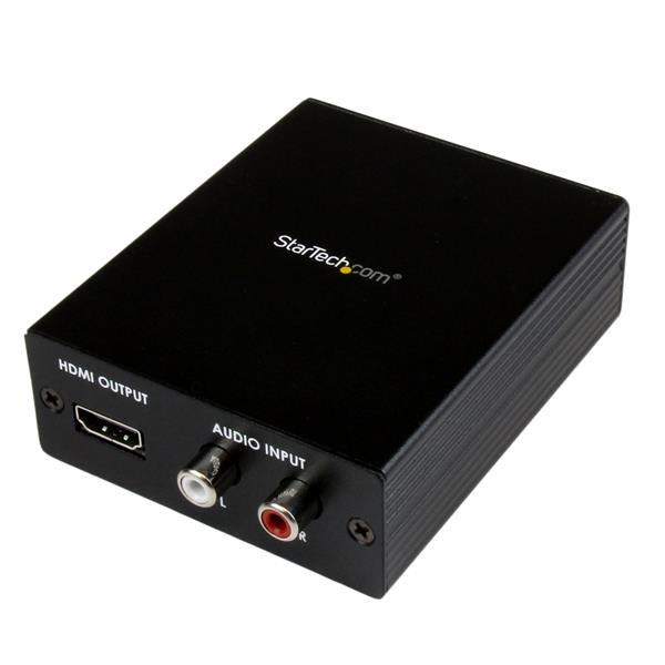 STARTECH Component (YPbPr) | VGA To HDMI Converter With Audio - PC to HDMI - resolutions up to 1080p (HDTV) and (PC) (VGA2HD2)