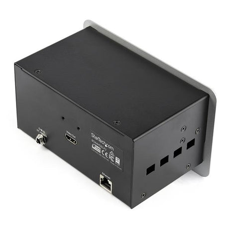 STARTECH Conference Table Connectivity Pop up Box with AV and Data Ports - HDMI | VGA | DisplayPort to 4K HDMI Output (BOX4HDECP2) (BOX4HDECP2)