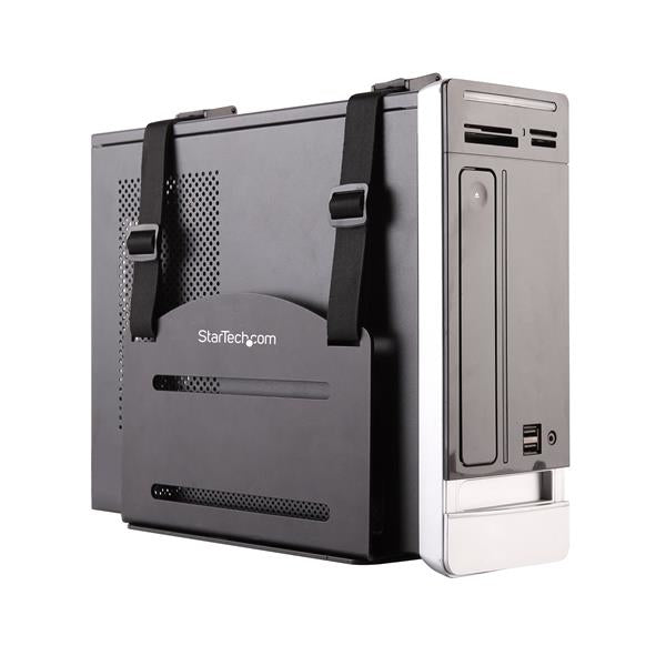 STARTECH CPU Mount - Adjustable Width 4.8in to 8.3in - Metal - Computer Wall Mount - PC Wall Mount - Computer Mounting Bracket (CPUWALLMNT)