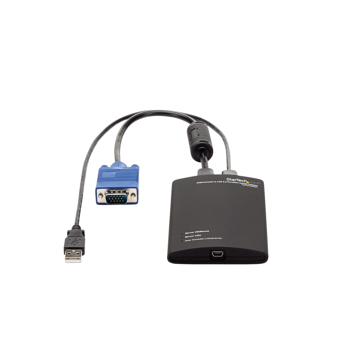 STARTECH Crash Cart Adapter | | Portable Laptop USB 2.0 to KVM Console (NOTECONS01) (NOTECONS01)