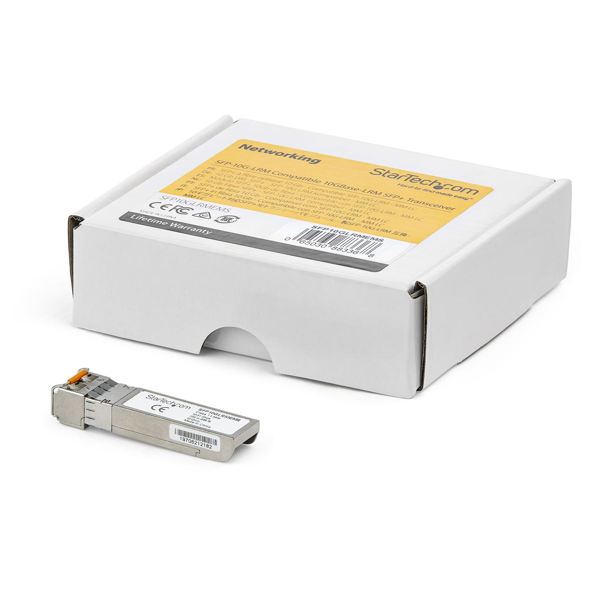 STARTECH Dell EMC SFP-10G-LRM Compatible SFP+ Module - 10GBASE-LRM - 10GbE Multimode Fiber MMF Optic Transceiver - 10GE Gigabit Ethernet SFP+ - LC 200m - 1310nm - DDM (SFP10GLRMEMS) (SFP10GLRMEMS)