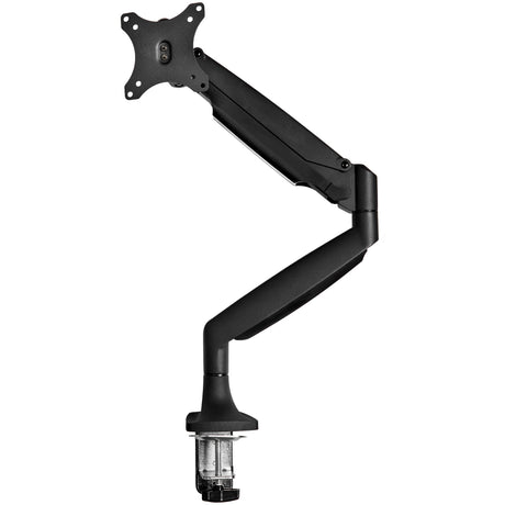 STARTECH Desk Mount Monitor Arm - Heavy Duty Ergonomic VESA Monitor Arm - Single Display up to 9kg - Full Motion | Height Adjustable | Articulating - Aluminum - C-Clamp|Grommet- Black (ARMPIVOTHDB) (ARMPIVOTHDB)