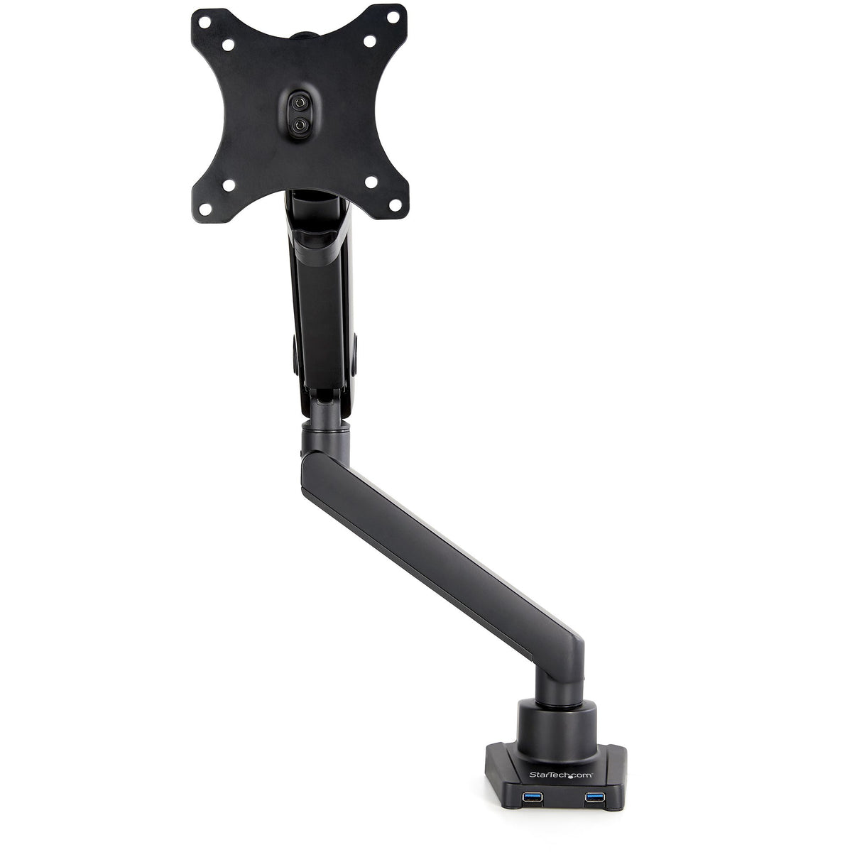 STARTECH Desk Mount Monitor Arm with 2x USB 3.0 ports - Slim Full Motion Adjustable Single Monitor VESA Mount up to 8kg Display - Ergonomic Articulating Arm - Desk Clamp|Grommet (ARMSLIM2USB3) (ARMSLIM2USB3)