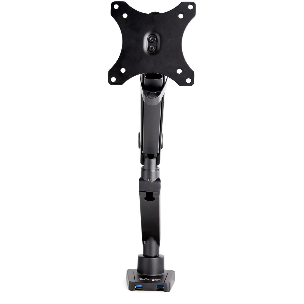 STARTECH Desk Mount Monitor Arm with 2x USB 3.0 ports - Slim Full Motion Adjustable Single Monitor VESA Mount up to 8kg Display - Ergonomic Articulating Arm - Desk Clamp|Grommet (ARMSLIM2USB3) (ARMSLIM2USB3)