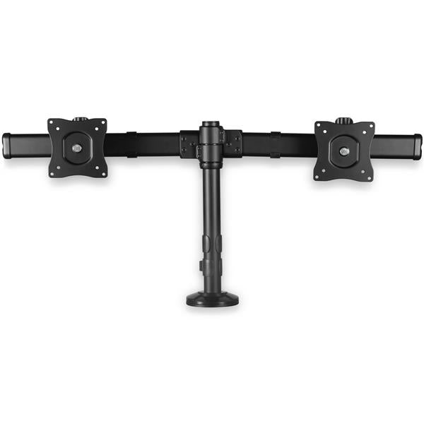 STARTECH Deskmount Dual-Monitor Arm - For up to 27” Monitors - Low-Profile Design - Desk-Clamp or Grommet-Hole Monitor Mount (ARMBARDUOG)