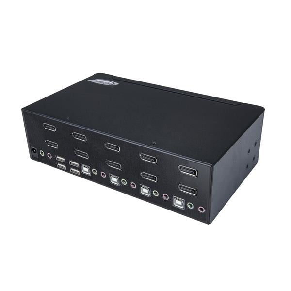 STARTECH DisplayPort KVM - 4 port - 4K 60Hz - Dual Monitor KVM - DisplayPort Switch - KVM DisplayPort - Desktop KVM Switch (SV431DPDDUA2) (SV431DPDDUA2)