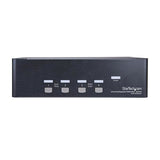 STARTECH DisplayPort KVM - 4 port - 4K 60Hz - Dual Monitor KVM - DisplayPort Switch - KVM DisplayPort - Desktop KVM Switch (SV431DPDDUA2) (SV431DPDDUA2)