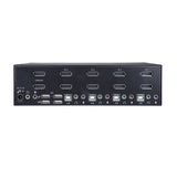 STARTECH DisplayPort KVM - 4 port - 4K 60Hz - Dual Monitor KVM - DisplayPort Switch - KVM DisplayPort - Desktop KVM Switch (SV431DPDDUA2) (SV431DPDDUA2)