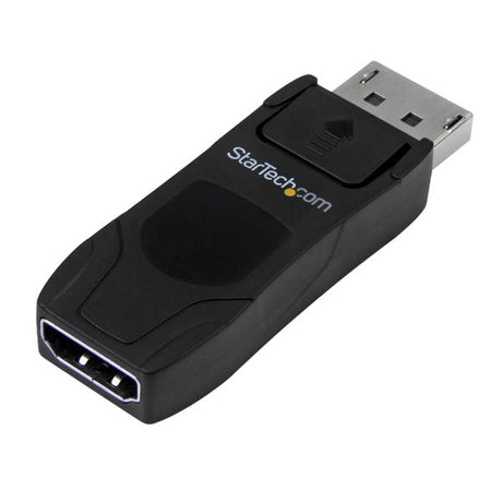STARTECH DisplayPort to HDMI Adapter - 4K 30Hz Compact DP 1.2 to HDMI 1.4 Video Converter - DP++ to HDMI Monitor|TV - Passive DP to HDMI Cable Adapter - Latching DP Connector (DP2HD4KADAP) (DP2HD4KADAP)