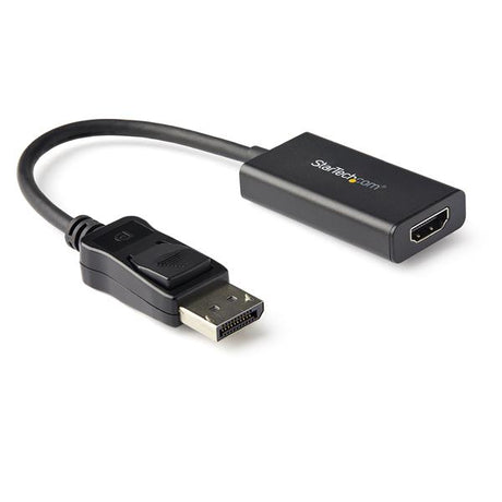 STARTECH DisplayPort to HDMI Adapter - 4K 60Hz HDR10 Active DisplayPort 1.4 to HDMI 2.0b Video Converter - 4K DP to HDMI Adapter Dongle for Monitor|Display|TV - Latching DP Connector (DP2HD4K60H) (DP2HD4K60H)