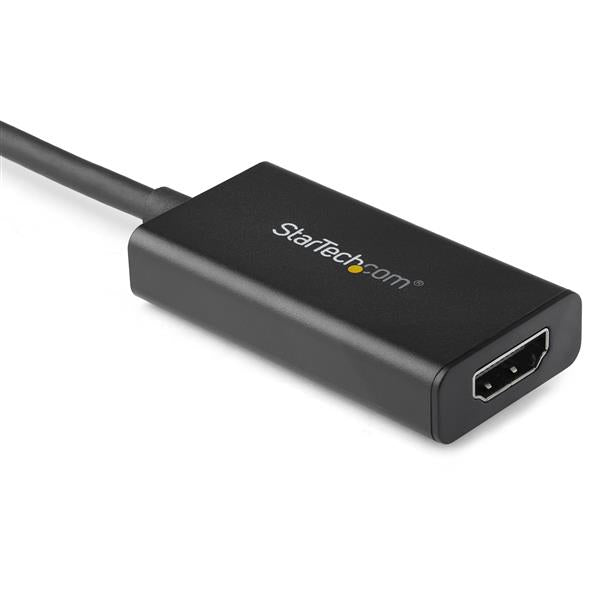 STARTECH DisplayPort to HDMI Adapter - 4K 60Hz HDR10 Active DisplayPort 1.4 to HDMI 2.0b Video Converter - 4K DP to HDMI Adapter Dongle for Monitor|Display|TV - Latching DP Connector (DP2HD4K60H) (DP2HD4K60H)