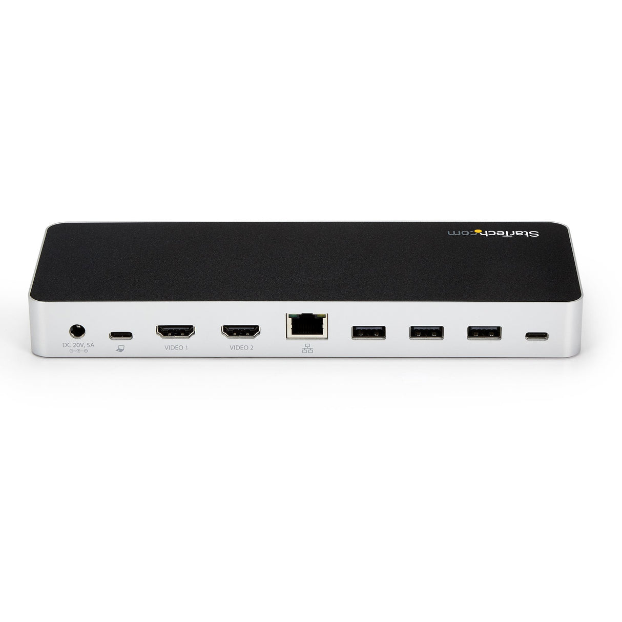 STARTECH Dual Monitor USB C Docking Station with 60W Power Delivery for Windows Laptops - USB C to HDMI or DVI Dock - USB 3.1 Gen 1 Type C Dock w| Charging - Thunderbolt 3 Compatible (MST30C2HHPD) (MST30C2HHPD)