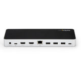 STARTECH Dual Monitor USB C Docking Station with 60W Power Delivery for Windows Laptops - USB C to HDMI or DVI Dock - USB 3.1 Gen 1 Type C Dock w| Charging - Thunderbolt 3 Compatible (MST30C2HHPD) (MST30C2HHPD)